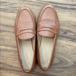 Women’s J. Crew leather loafers 9.5